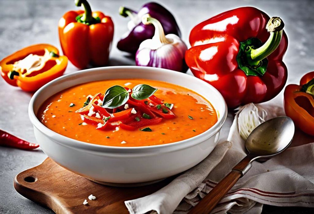 Recette facile : sauce crémeuse aux poivrons pour des plats relevés