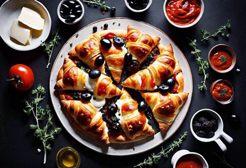 Recette de croissants apéritifs façon pizza : saveur et simplicité !