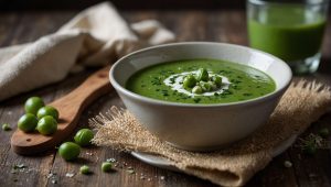 Recette de potage aux petits pois : saveurs printanières en soupe