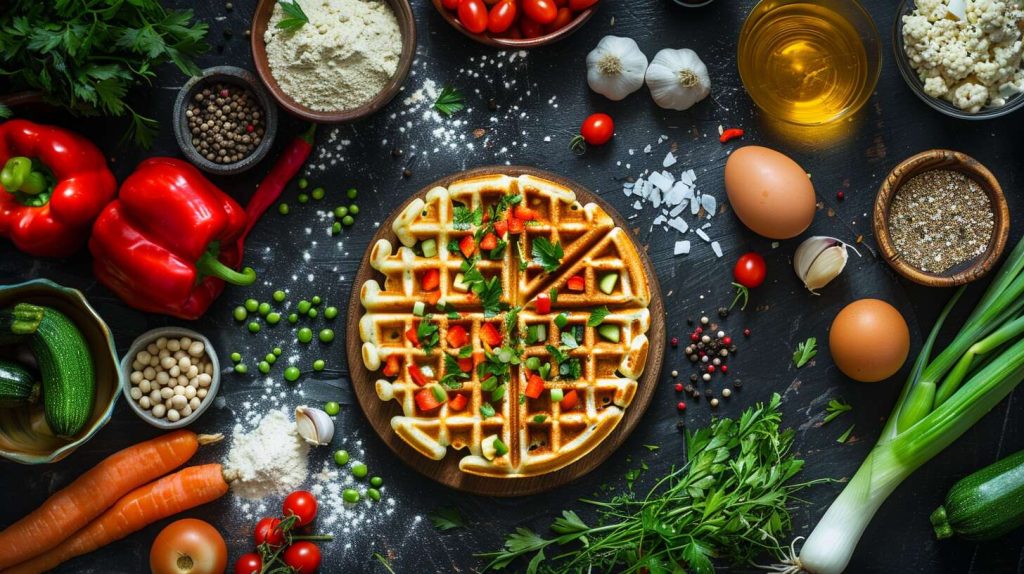 Recette de gaufres salées aux légumes : saveurs et originalité