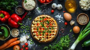 Recette de gaufres salées aux légumes : saveurs et originalité