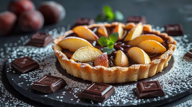Recette de tarte aux pommes et chocolat : plaisir gourmand en quelques étapes
