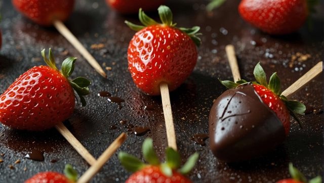 Recette de sucettes de fraises au chocolat : plaisir gourmand facile