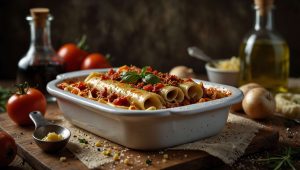Recette de cannelloni gratinés farcis à la bolognaise : savourez l'Italie !