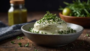 Recette facile de sauce à la ciboulette – Idéale pour vos plats