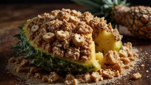 Recette facile de crumble à l'ananas : saveurs tropicales en dessert