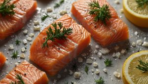 Pavés de saumon à la crème : recette facile et savoureuse