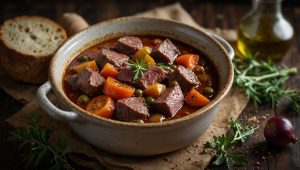 Estouffade de bœuf à la provençale : recette traditionnelle et savoureuse