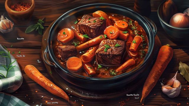 Recette facile de bœuf aux carottes : savourez la simplicité !