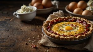 Recette facile de quiche aux lardons et champignons : savourez le classique revisité