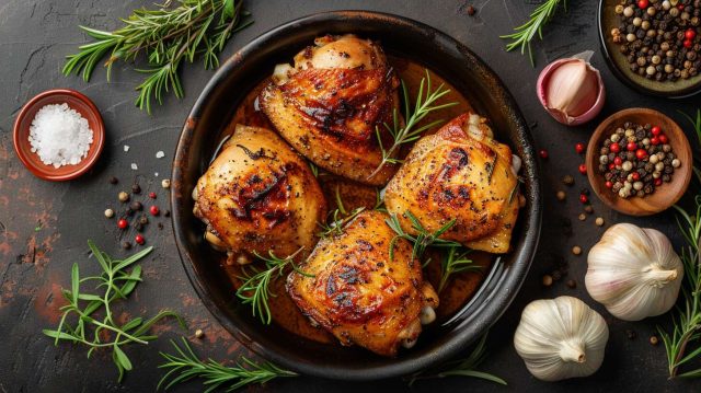Recette facile de cuisses de poulet au four : saveurs et astuces