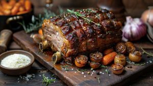 Recette de jarret de porc rôti façon Schweinshaxe : délices allemands