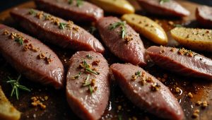 recette aiguillettes de canard