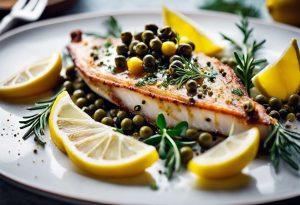 recette aile de raie au four