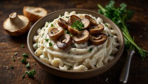 Recette champignons et oignons à la crème fraîche : un délice crémeux !
