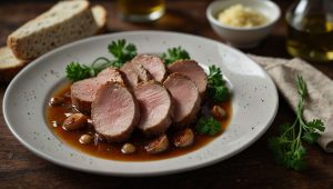 recette aiguillettes de canard en sauce