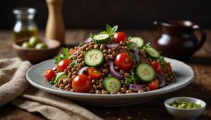 Recette rapide : salade de lentilles en moins de 10 minutes