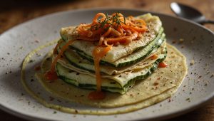 Recettes de crêpes salées aux légumes : délices et simplicité