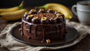Recette Thermomix : gâteau au chocolat et bananes facile et rapide