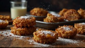 Recette de beignets de pomme de terre sucrés par Luana Belmondo