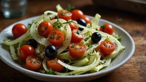 Recette facile de salade italienne au fenouil : saveurs méditerranéennes