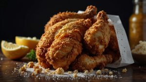 Poulet pané et frit à l'Airfryer : recette croustillante facile