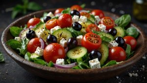 Recette de salade méditerranéenne : fraîcheur et saveurs du Sud