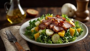 Recette de salade au lard à la mode ardennaise : saveurs authentiques