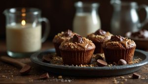 Recette facile de muffins au coeur de Nutella - Découvrez comment les préparer !