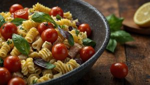 Salade de pâtes au thon, tomate et maïs : une recette facile et savoureuse