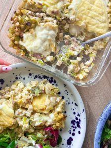 Recette de croziflette et petite salade : savourez un plat réconfortant !