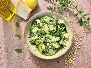 Recette facile : salade de courgettes au parmesan - Savourez l'été
