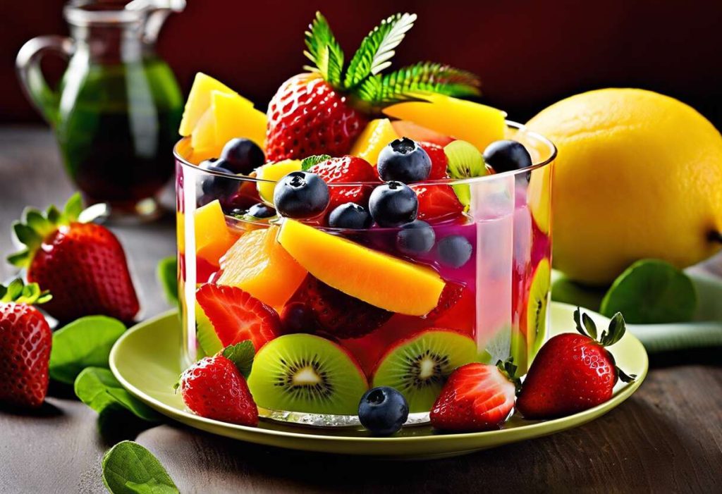 Recette de salade de fruits en gelée : fraîcheur et Gourmandise