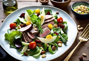 Recette de salade landaise aux pignons de pin : fraîcheur et saveurs du Sud-Ouest