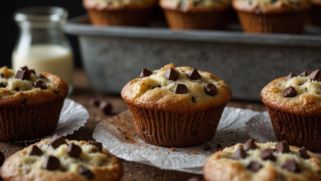 Recette de muffins aux pépites de chocolat: savourez la gourmandise !