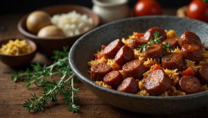Rougail saucisse au Cookeo : recette facile et rapide