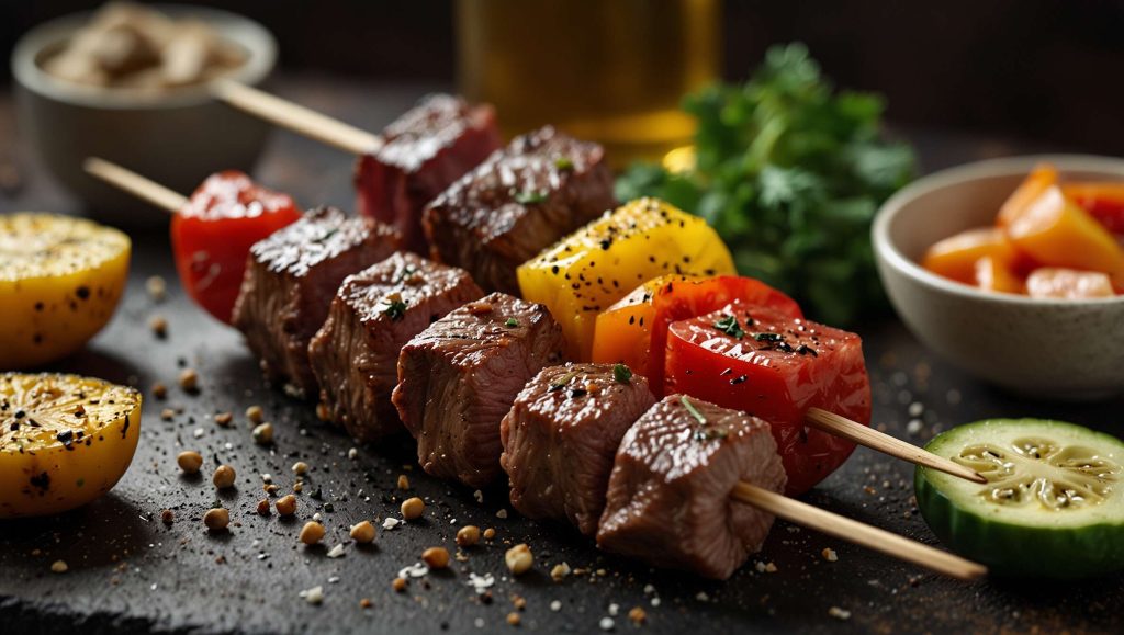 Brochettes de bœuf au barbecue : recette savoureuse