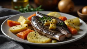Recette harengs pommes à l'huile : entrée savoureuse