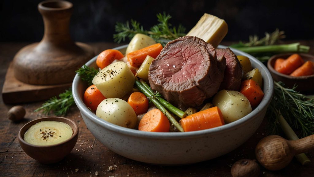 Le traditionnel pot-au-feu à l'ancienne