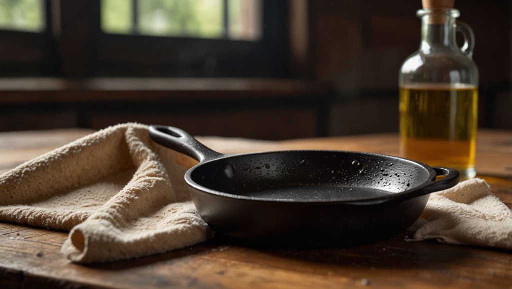 Comment bien entretenir une poêle en fonte pour qu’elle dure