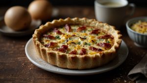 Recette facile de quiche aux endives et lardons
