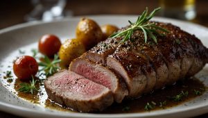 Gigot de chevreuil au four : recette facile et savoureuse