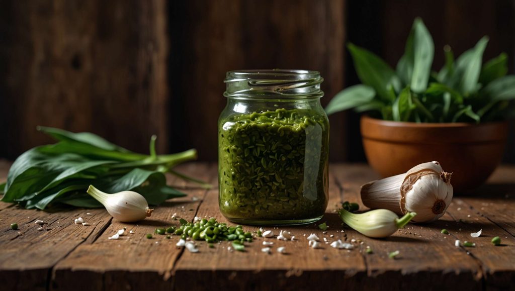Comment conserver le pesto à l'ail des ours ?