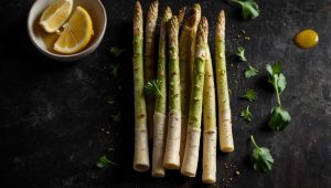 Asperges blanches rôties : recette facile et savoureuse