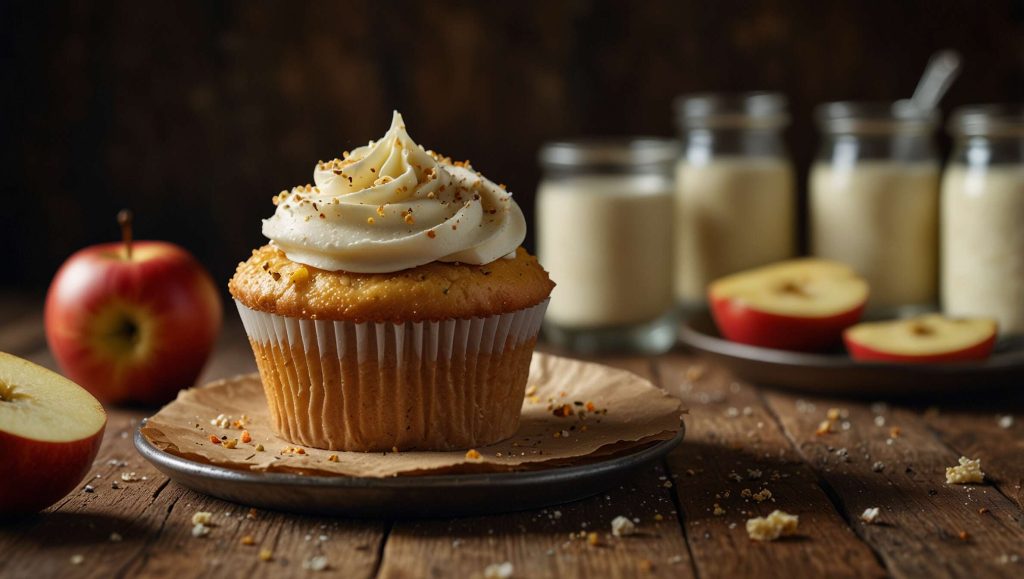 Recette facile de petit gâteau individuel aux pommes