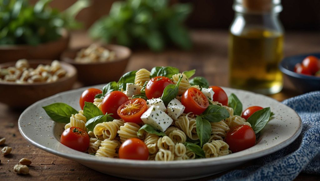 Recette facile : salade de pâtes au pesto rosso - Savourez l'Italie dans votre assiette !