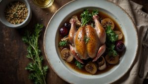 Confit de canard à la forestière de Cyril Lignac : recette gourmande et authentique