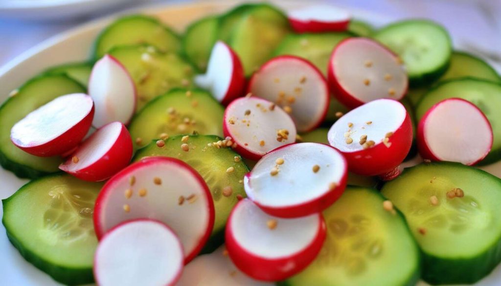Recette facile de salade de radis et concombre – Fraîcheur garantie
