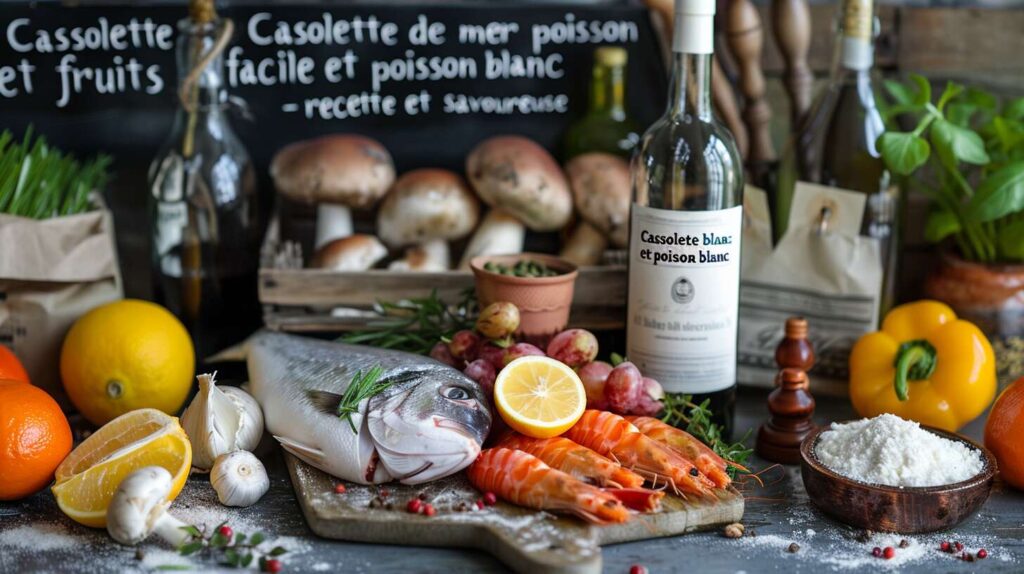 Cassolette de fruits de mer et poisson blanc : recette facile et savoureuse