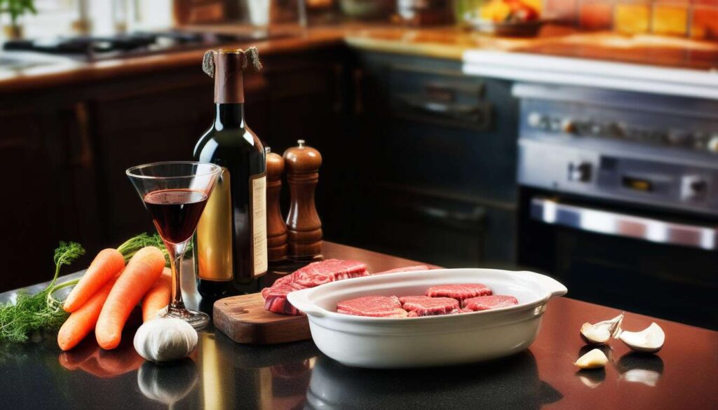 Recette de bœuf bourguignon au four : saveurs traditionnelles et cuisson parfaite